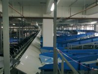Фрагмент отделения транспортировки  багажа международного аэропорта Борисполь