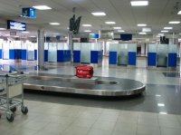 Отделение получения багажа международного аэропорта Львов